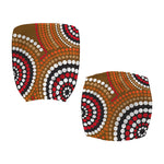 Australian Aboriginal Dot Print Office Chair Cover