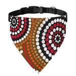 Australian Aboriginal Dot Print Over The Collar Dog Bandana