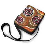 Australian Aboriginal Dot Print Rectangular Crossbody Bag