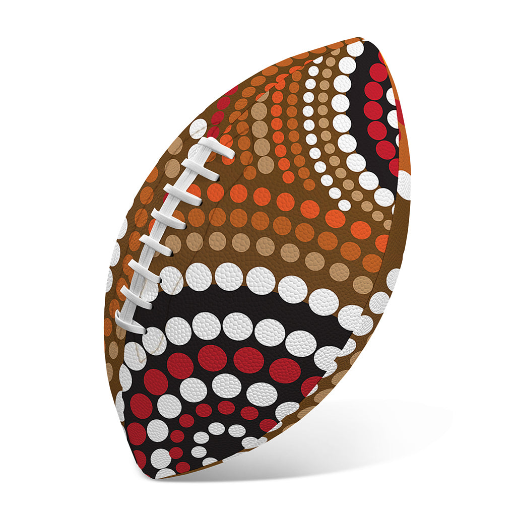 Australian Aboriginal Dot Print Rugby Ball