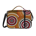 Australian Aboriginal Dot Print Shoulder Strap Bible Bag