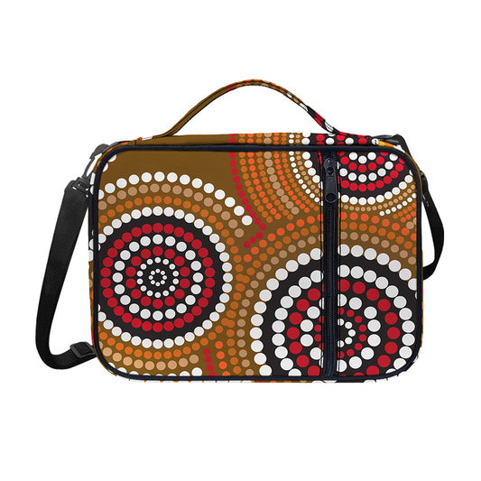 Australian Aboriginal Dot Print Shoulder Strap Bible Bag