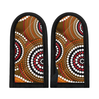 Australian Aboriginal Dot Print Skillet Handle Cover