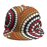 Australian Aboriginal Dot Print Snapback Cap