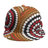 Australian Aboriginal Dot Print Snapback Cap