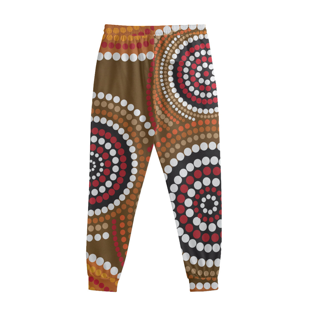 Australian Aboriginal Dot Print Sweatpants