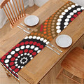 Australian Aboriginal Dot Print Table Runner
