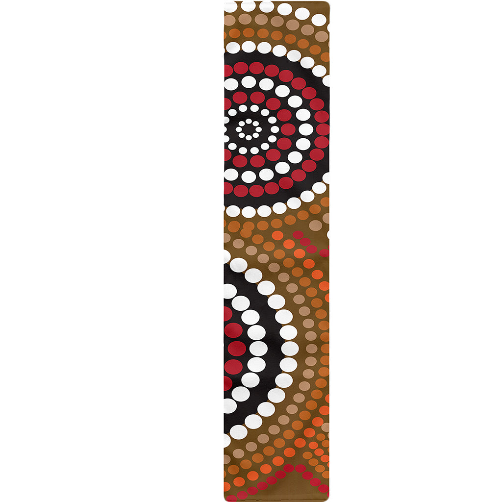 Australian Aboriginal Dot Print Table Runner