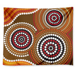 Australian Aboriginal Dot Print Tapestry