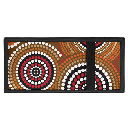 Australian Aboriginal Dot Print Trifold Wallet