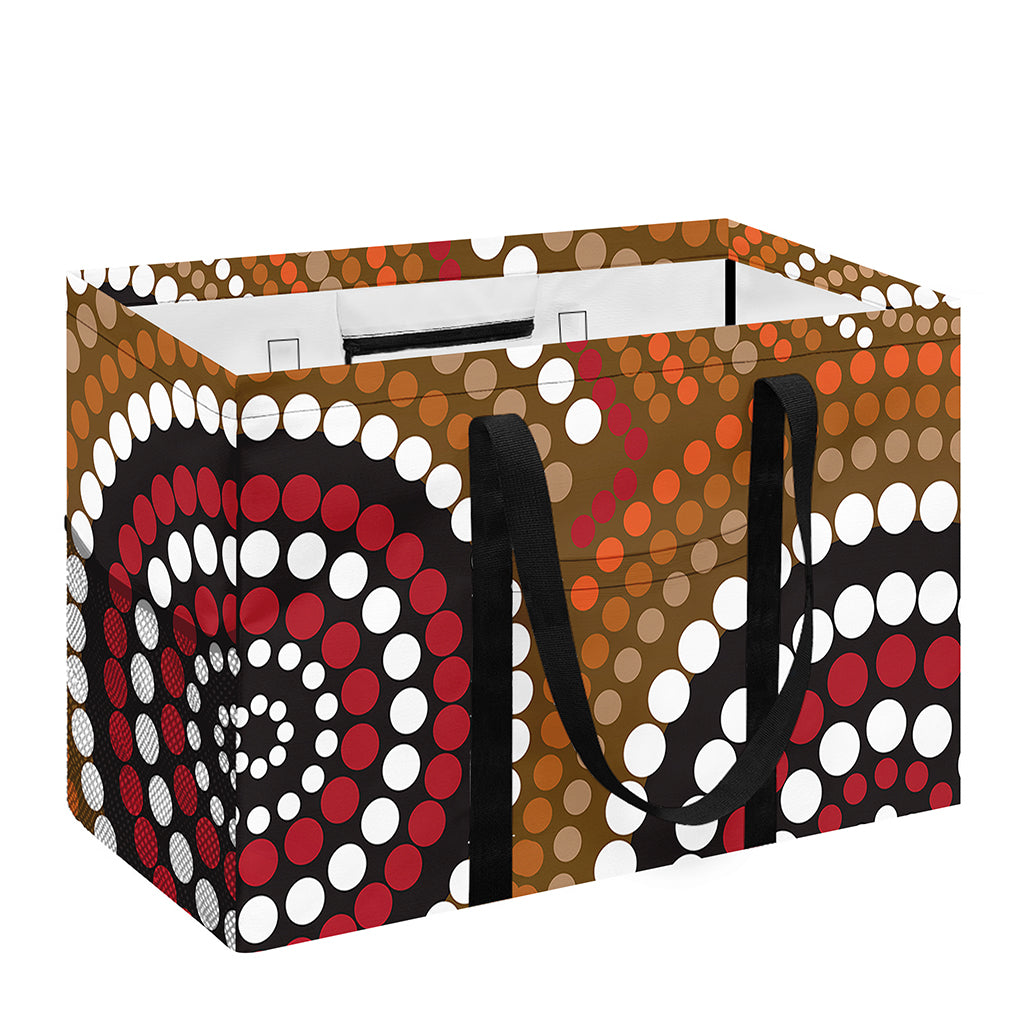 Australian Aboriginal Dot Print Utility Tote Bag