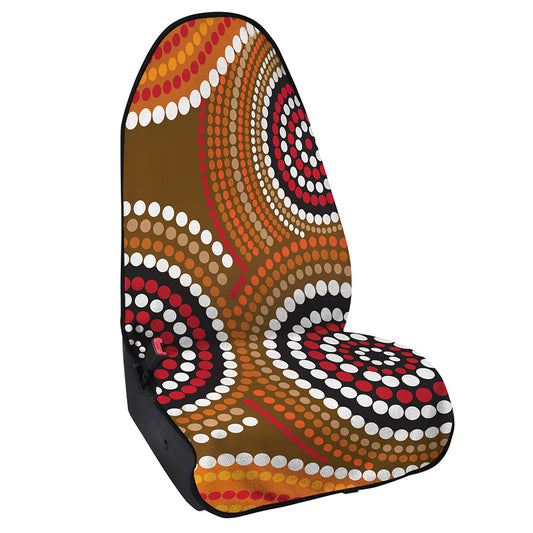 Australian Aboriginal Dot Print Waterproof Car Seat Cover