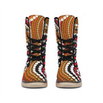 Australian Aboriginal Dot Print Winter Boots