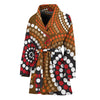 Australian Aboriginal Dot Print Women's Bathrobe