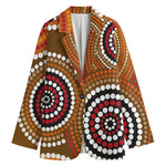 Australian Aboriginal Dot Print Women's Blazer