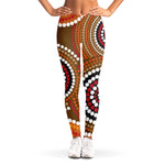 Australian Aboriginal Dot Print Women's Leggings