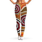 Australian Aboriginal Dot Print Women's Leggings
