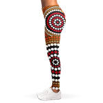 Australian Aboriginal Dot Print Women's Leggings