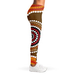 Australian Aboriginal Dot Print Women's Leggings