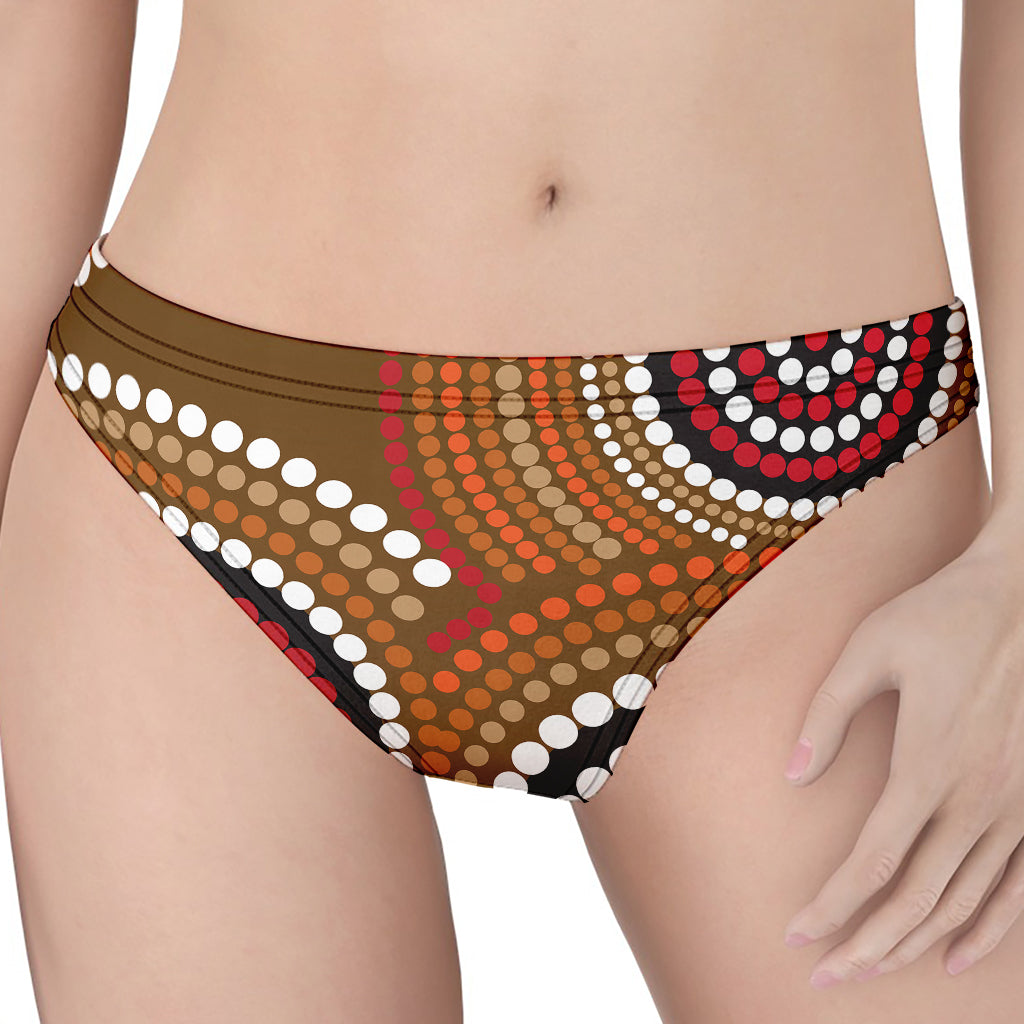 Australian Aboriginal Dot Print Women's Thong