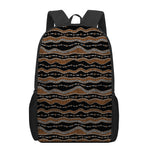 Australian Aboriginal Indigenous Print 17 Inch Backpack