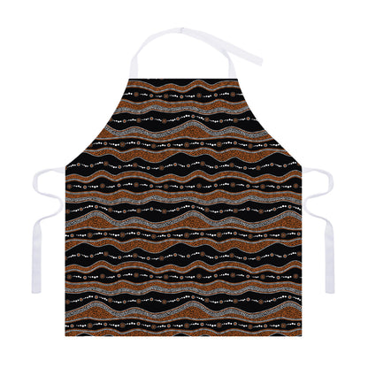 Australian Aboriginal Indigenous Print Adjustable Apron