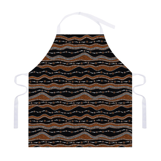 Australian Aboriginal Indigenous Print Adjustable Apron