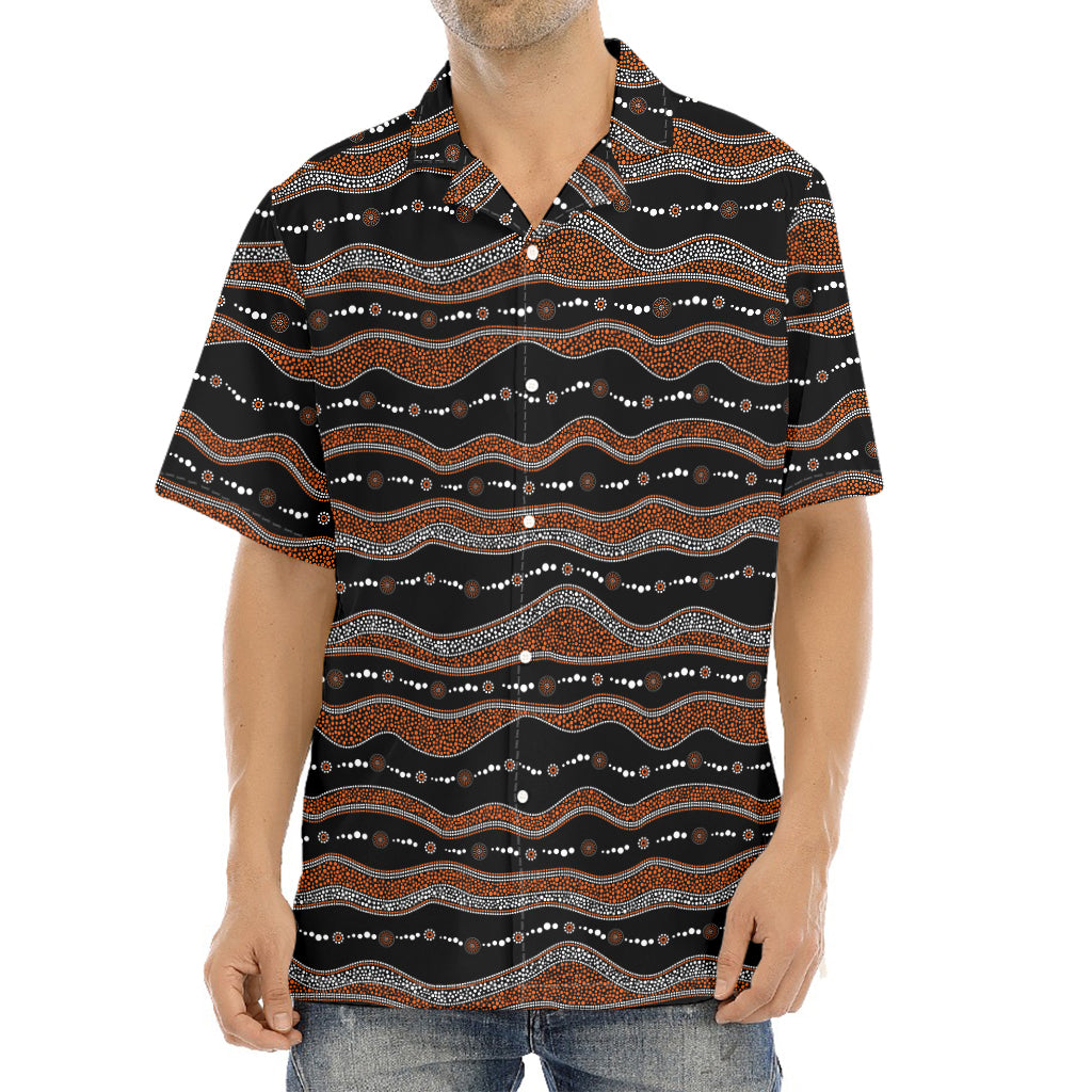 Australian Aboriginal Indigenous Print Aloha Shirt