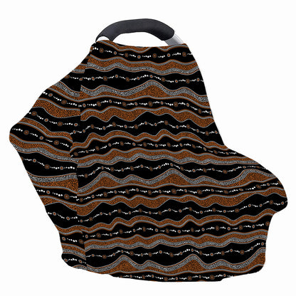 Australian Aboriginal Indigenous Print Baby Seat Cover