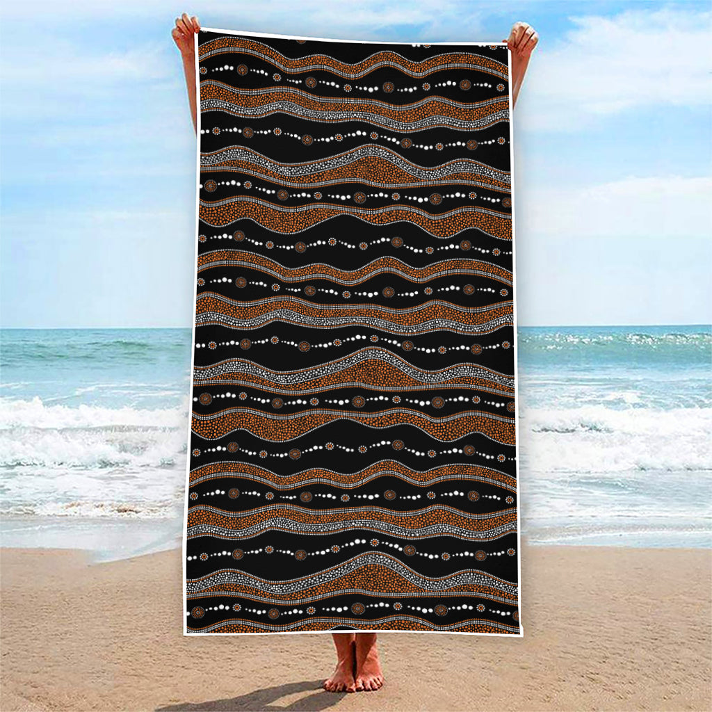 Australian Aboriginal Indigenous Print Beach Towel