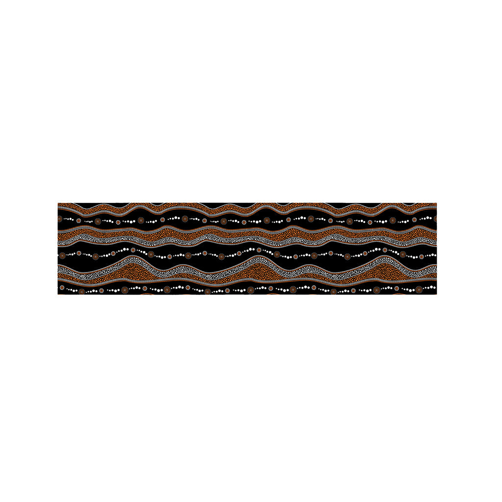 Australian Aboriginal Indigenous Print Bed Runner