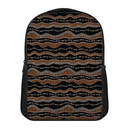 Australian Aboriginal Indigenous Print Casual Backpack