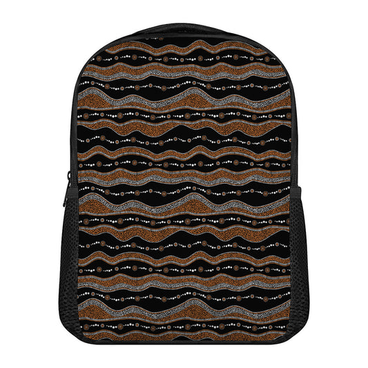 Australian Aboriginal Indigenous Print Casual Backpack