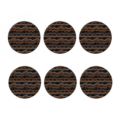 Australian Aboriginal Indigenous Print Coaster Set