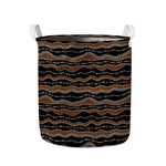 Australian Aboriginal Indigenous Print Collapsible Laundry Basket