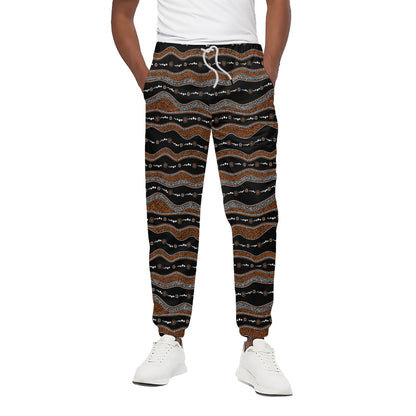 Australian Aboriginal Indigenous Print Cotton Pants