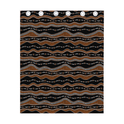 Australian Aboriginal Indigenous Print Curtain