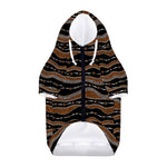 Australian Aboriginal Indigenous Print Dog Zip Up Hoodie