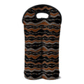 Australian Aboriginal Indigenous Print Double Neoprene Wine Tote