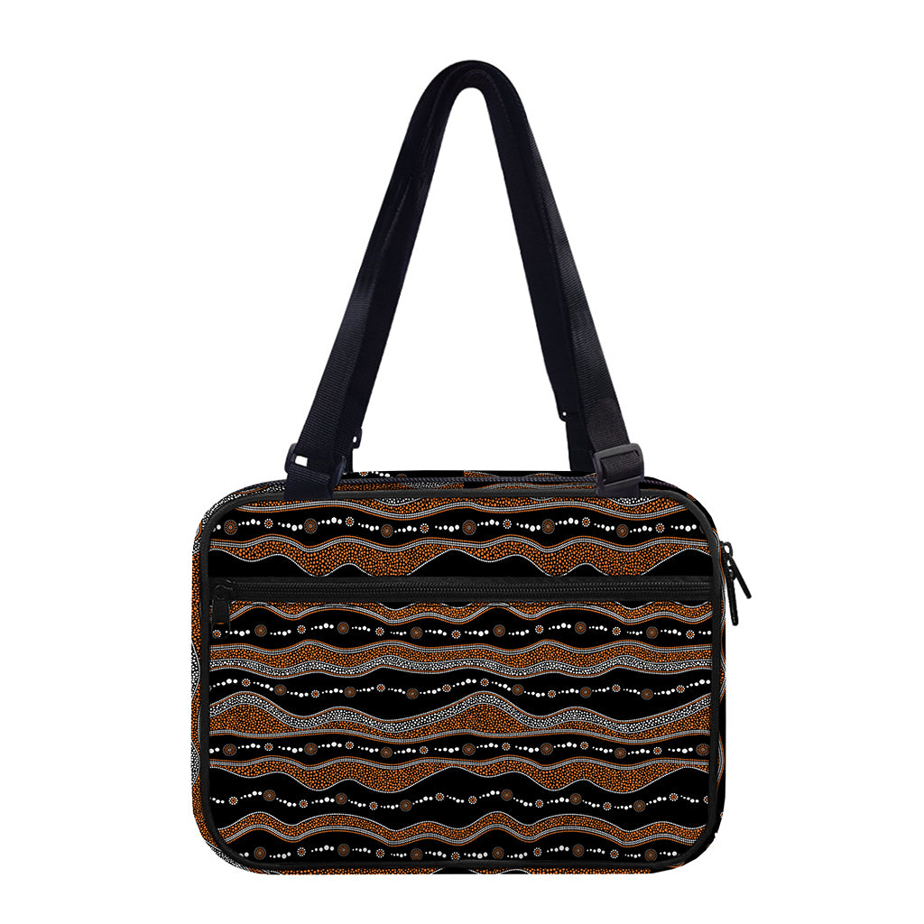 Australian Aboriginal Indigenous Print Double Strap Bible Bag