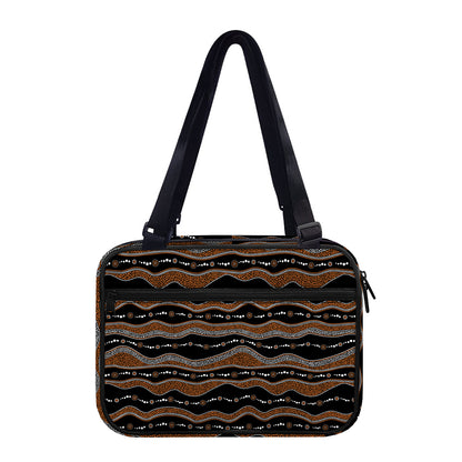Australian Aboriginal Indigenous Print Double Strap Bible Bag