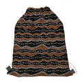 Australian Aboriginal Indigenous Print Drawstring Bag