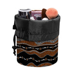 Australian Aboriginal Indigenous Print Drawstring Makeup Bag