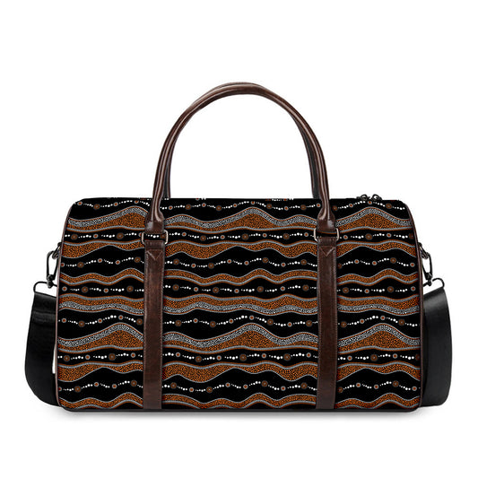Australian Aboriginal Indigenous Print Duffle Bag