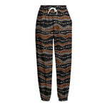 Australian Aboriginal Indigenous Print Fleece Lined Knit Pants