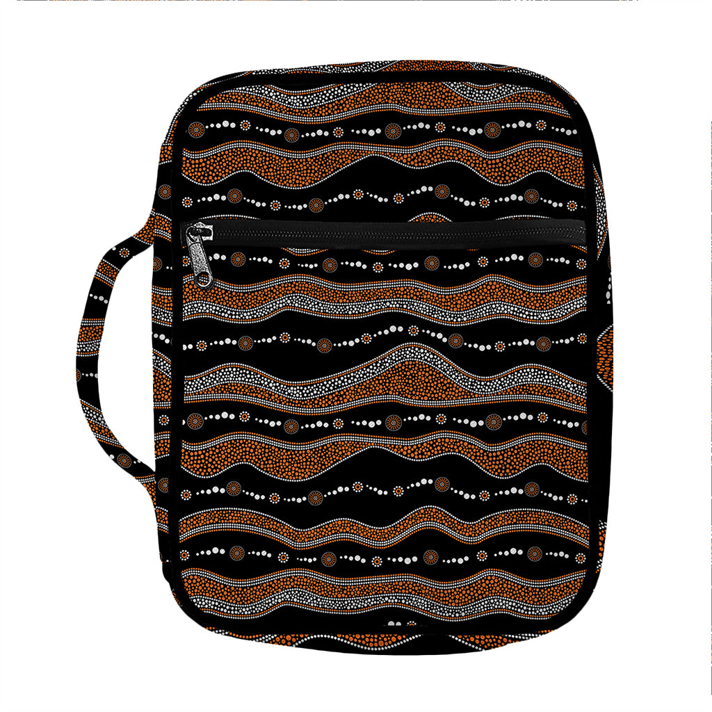 Australian Aboriginal Indigenous Print Front Pocket Bible Bag