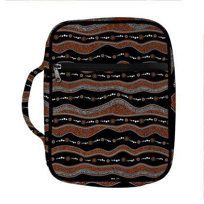 Australian Aboriginal Indigenous Print Front Pocket Bible Bag