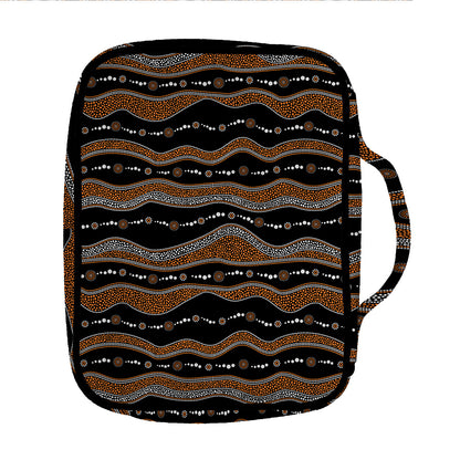 Australian Aboriginal Indigenous Print Front Pocket Bible Bag