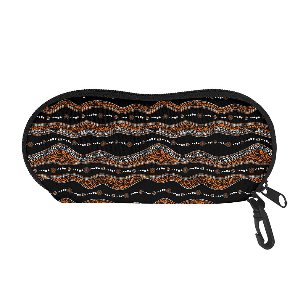 Australian Aboriginal Indigenous Print Glasses Case