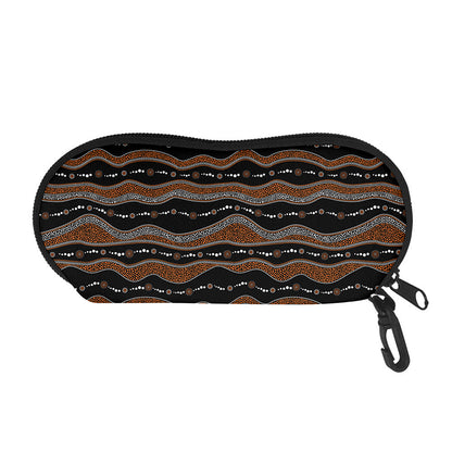 Australian Aboriginal Indigenous Print Glasses Case